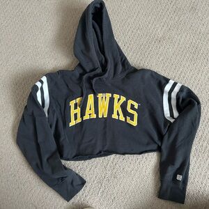 Iowa hawks cropped hoodie